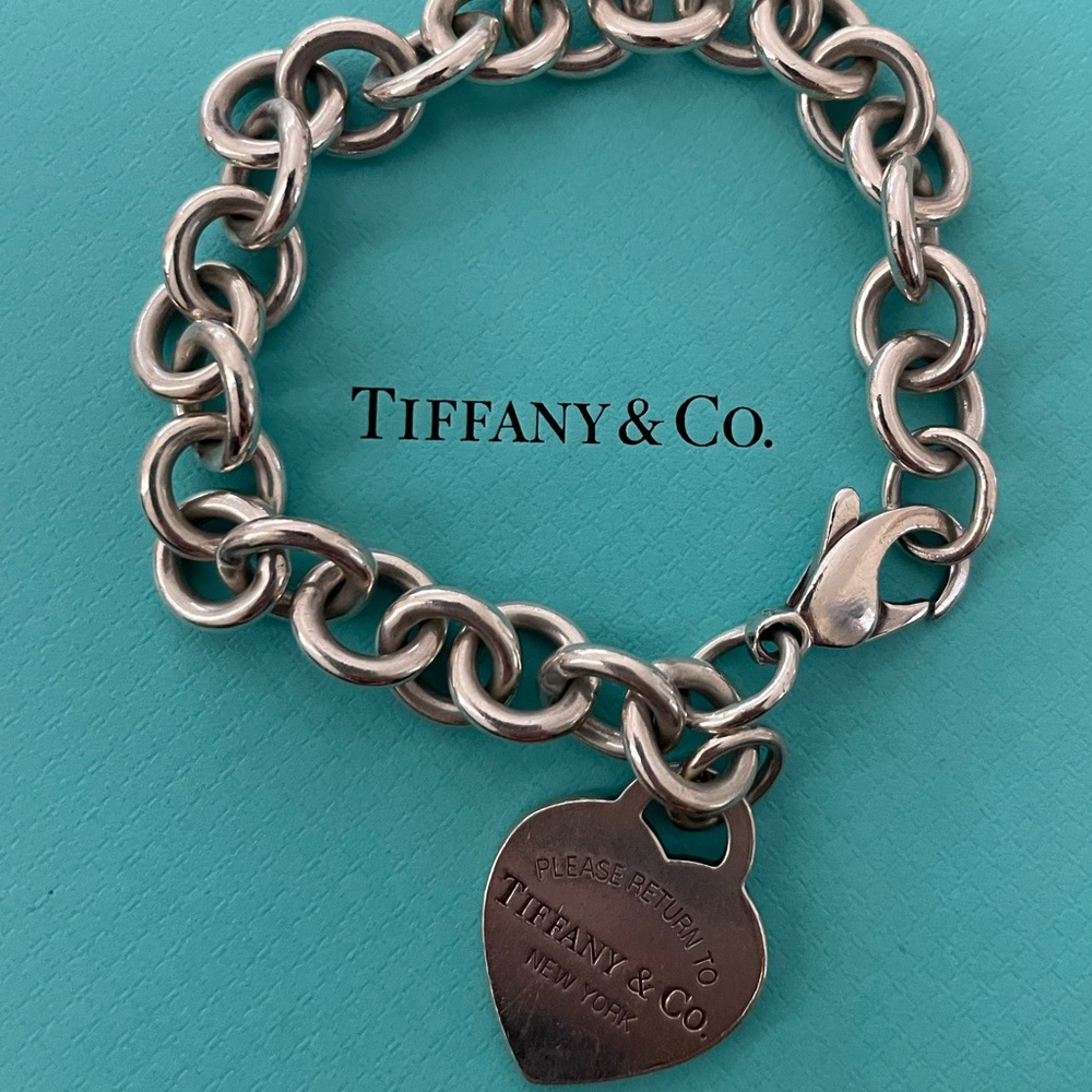 Tiffany heart tag return to sender bracelet